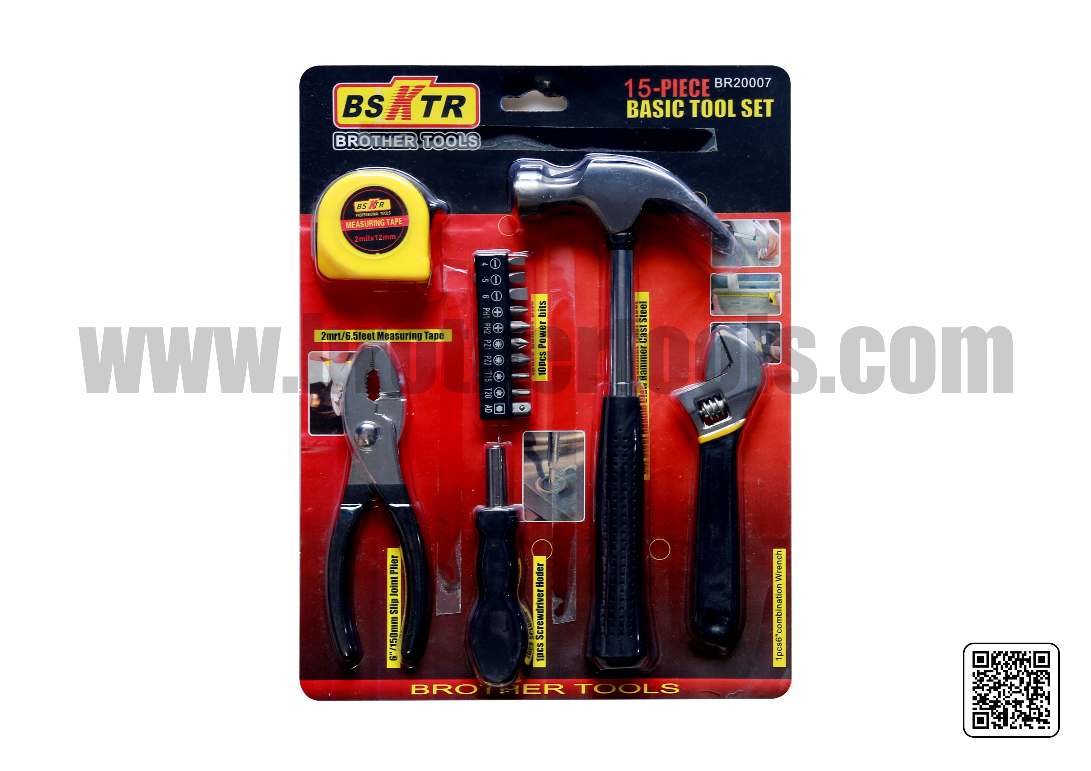 15pcs Basic Tool Set