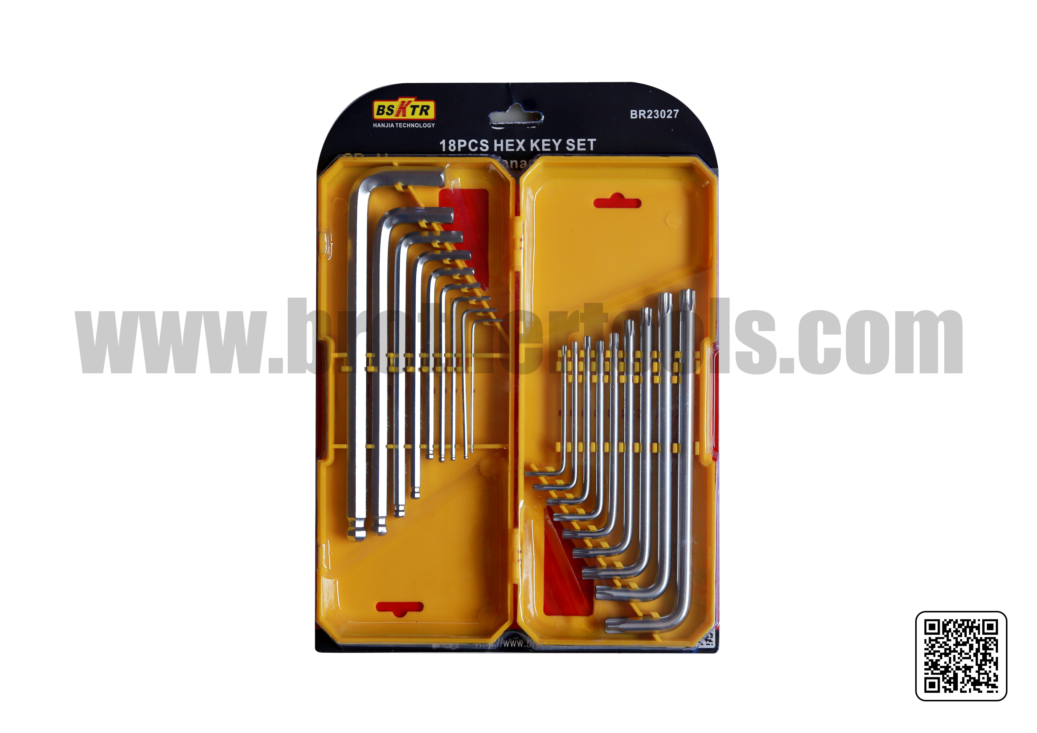 18pcs Hex Key Set