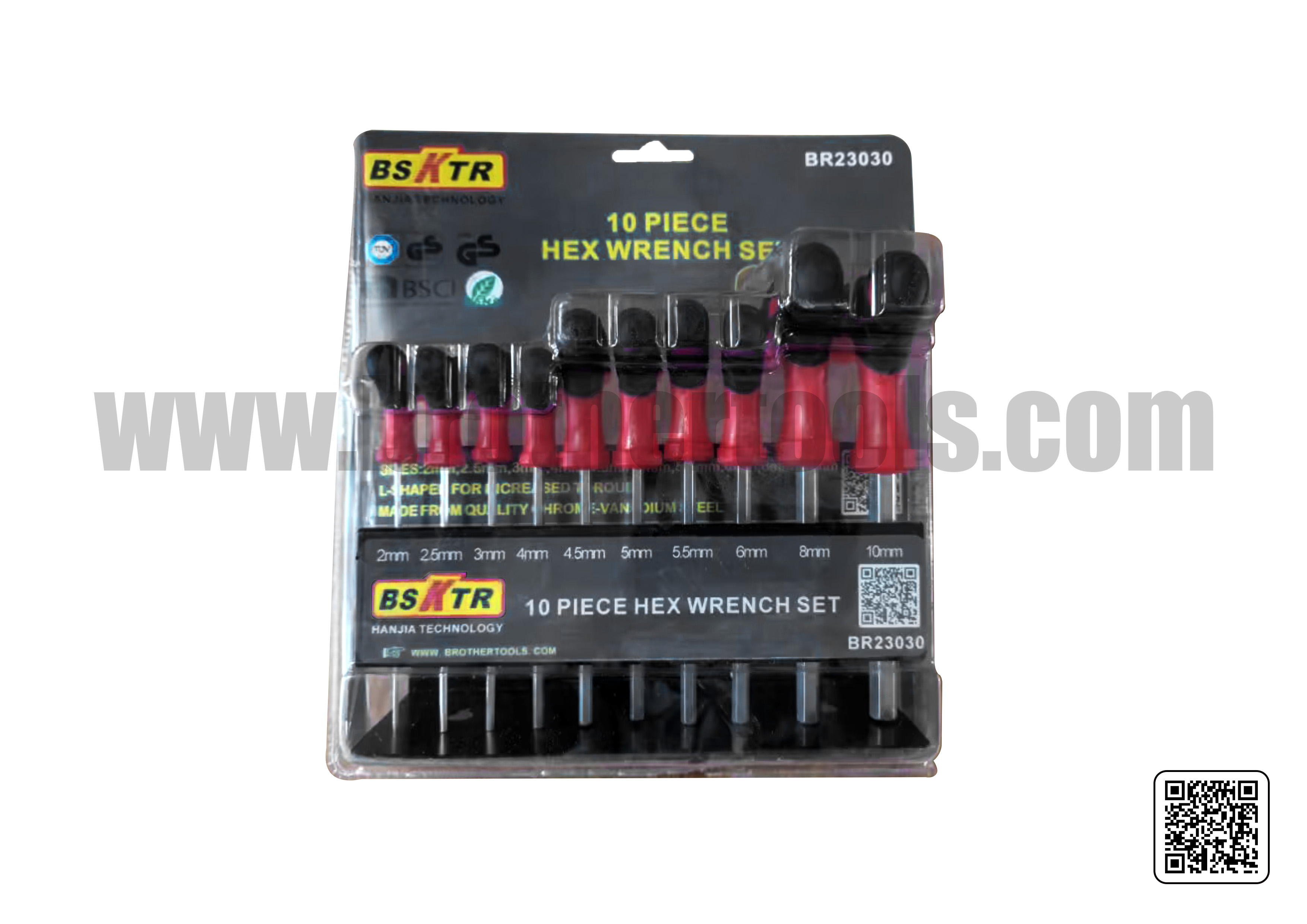 10pcs Hex Wrench Set